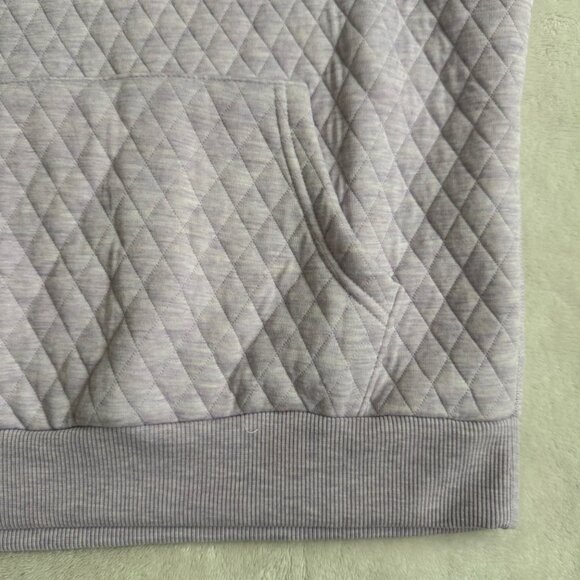 Marine Layer corbet hoodie lavander quilted sz small pockets drawstring womens - Picture 13 of 14